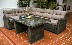 Go Rusty with Rattan Living Room Furniture.